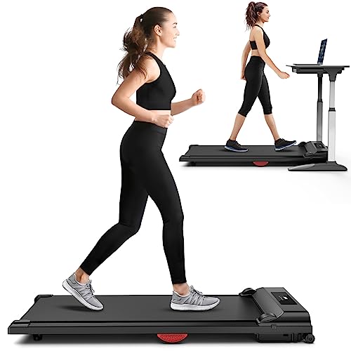 Fuken Under Desk Walking Treadmill, Treadmills for Home,2.5HP Walking Pad Capacity for Home|Office Exercise, Slim Walking Running Jogging Machine with Remote Control