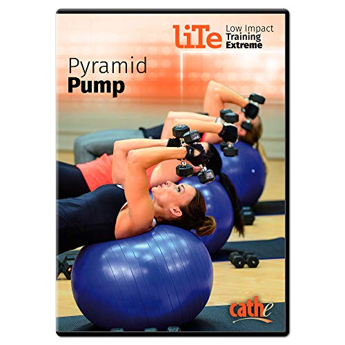 Cathe Pyramid Pump Strength Training Upper and Lower Body Workout DVD for Women and Men – Use This Weightlifting DVD to Build, Sculpt and Tone Your Leg, Glutes, Back, Chest, Arms, and Shoulders