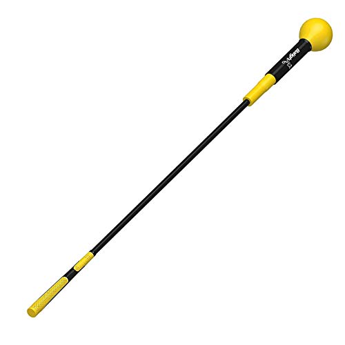 Greatlizard Golf Swing Training Aid Golf Swing Trainer Aid Golf Practice Warm-Up Stick for Strength Flexibility and Tempo Training Golf Accessories for Men and Women