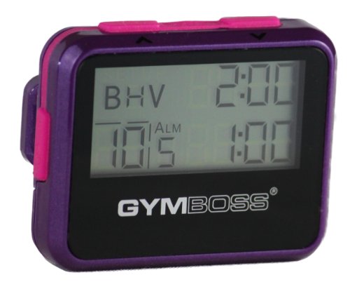 Gymboss Interval Timer and Stopwatch – Violet/Pink Metallic Gloss