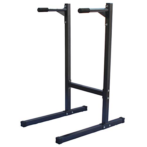 aokung Dip Stand Parallel Bar Dip Station Power Tower for Home or Gym Fitness Exercise, 500 lbs Capability