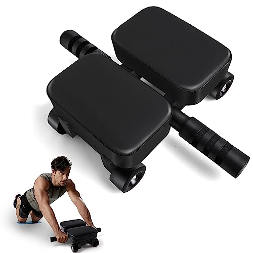 Ab Roller Wheel Kit Exercise Wheel Core Strength Training Abdominal Roller deep squat assist Machine with Knee Mat for Home Gym Workout