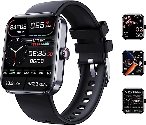 Bluetooth smart watch, Non-invasive Blood Sugar Test Smart Watch, Painless Blood Glucose monitor, Heart Rate monitor, Blood Pressure, Blood oxygen, Body Temperature, Pedometer and sleep monitor.
