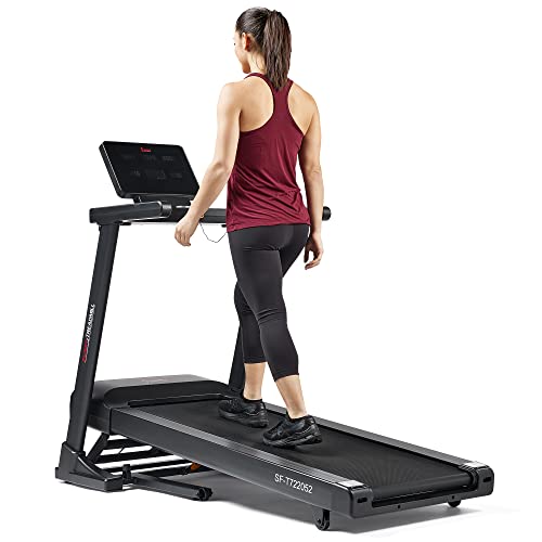 Sunny Health & Fitness Astra Elite Advanced Brushless Technology Treadmill with 15-Level Auto Incline, Wide Running Deck & Exclusive SunnyFit® App Enhanced Bluetooth Connectivity – SF-T722052