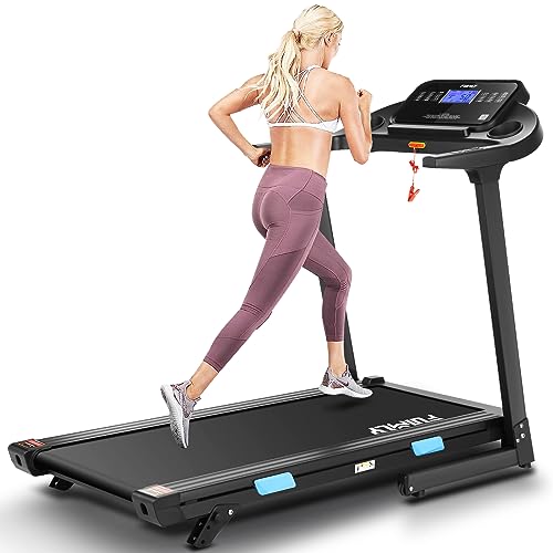 FUNMILY Folding Treadmill with Incline, Treadmill 300 lb Capacity