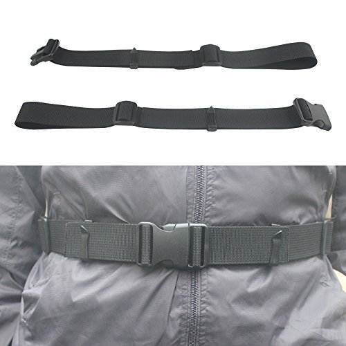 One Backpack Waist Belt Backpack Waist Strap Universal Fit with Buckle – Black
