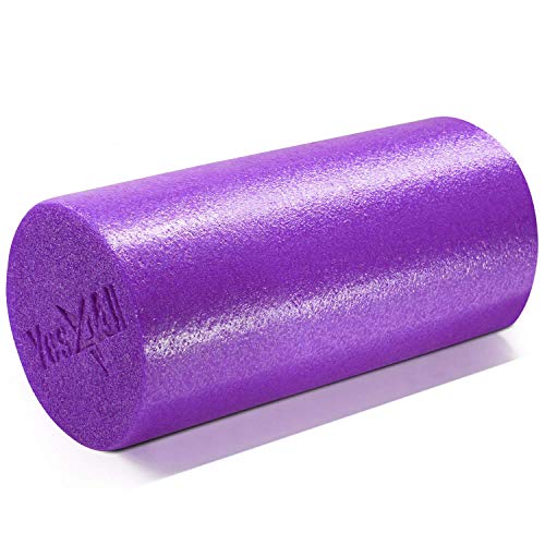 Yes4All Premium High-Density Round PE Foam Roller for Pilates, Yoga, Stretching, Balance & Core Exercises with 4 Sizes (12, 18, 24 & 36 inch) – Multi Color
