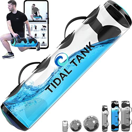 Tidal Tank – Original Aqua Bag incl. Free app – Sandbag Alternative – Training Power Bag with Water Weight – Ultimate core and Balance Workout – Portable Stability Fitness Equipment
