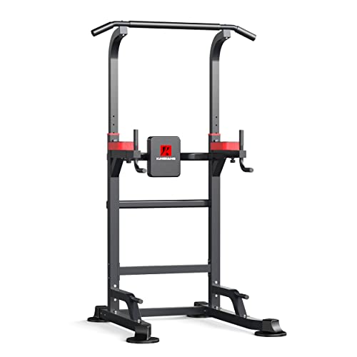 Power Tower Dip Station Workout equipment Pull up Bar for Home Gym Adjustable Height Strength Training Fitness Excercise Equipment