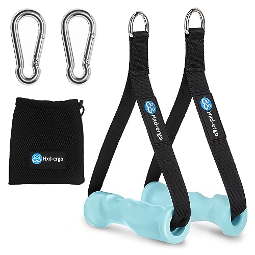 HXD-ERGO Resistance Band Handles, Cable Handles for Gym Equipments, Replacement Gym Handles for Cable Machines, Resistance Bands – Exercise Handles for Yoga, Pilates, Strength Training Workout