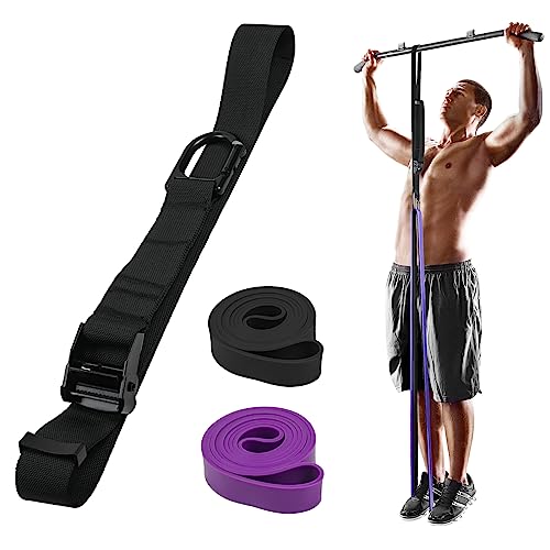 Pull Up Assistance Bands, Pull Up Assist Band with Feet Support, Heavy-Duty Chin Up Assistance Bands for Chin-up Pull-up Workout, Exercises Resistance Strength Training (One/Two feet)