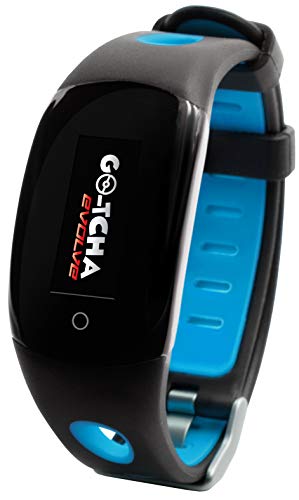 Go-tcha Evolve (Go-tcha 2) LED-Touch Wristband Watch for Pokemon Go with Auto Catch and Auto Spin – Black/Blue