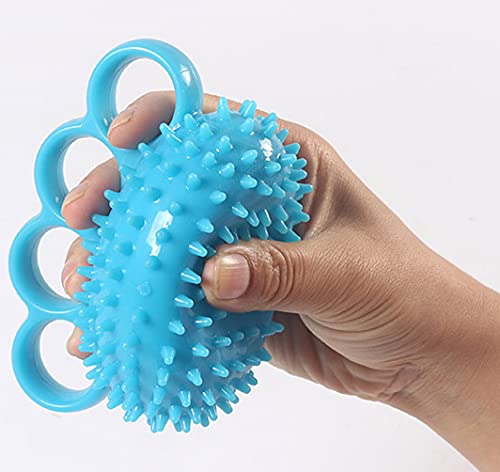 Hand Grip Strengthener Finger Exerciser Training Ball for Patient Recovery Elderly Stroke Arthritis Physical Therapy Anxiety Stress Relief Pressure Squeeze for Yoga Athletes Musicians Muscles Massage