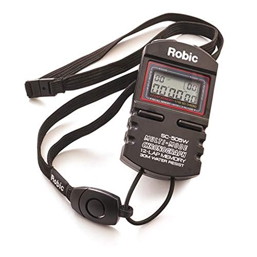 Robic SC-505-Black Five Memory Chronograph/Stopwatch