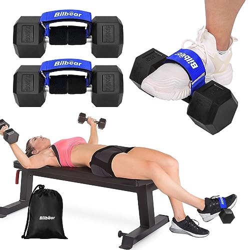 2Pcs Tibialis Trainer for Shin Splint Relief Exercises,Adjustable Ankle Strap Dumbbell Attachment for Hip Flexor Raises,Dumbbell Attachment for Feet Relieve Leg Pain Increase Range of Motion