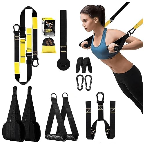 Bodyweight Resistance Training Kit,Resistance Band Door Anchor,Home Gym,Suspension Trainer,Extension Trainer Fitness Bands,Pilates Bands with Handle