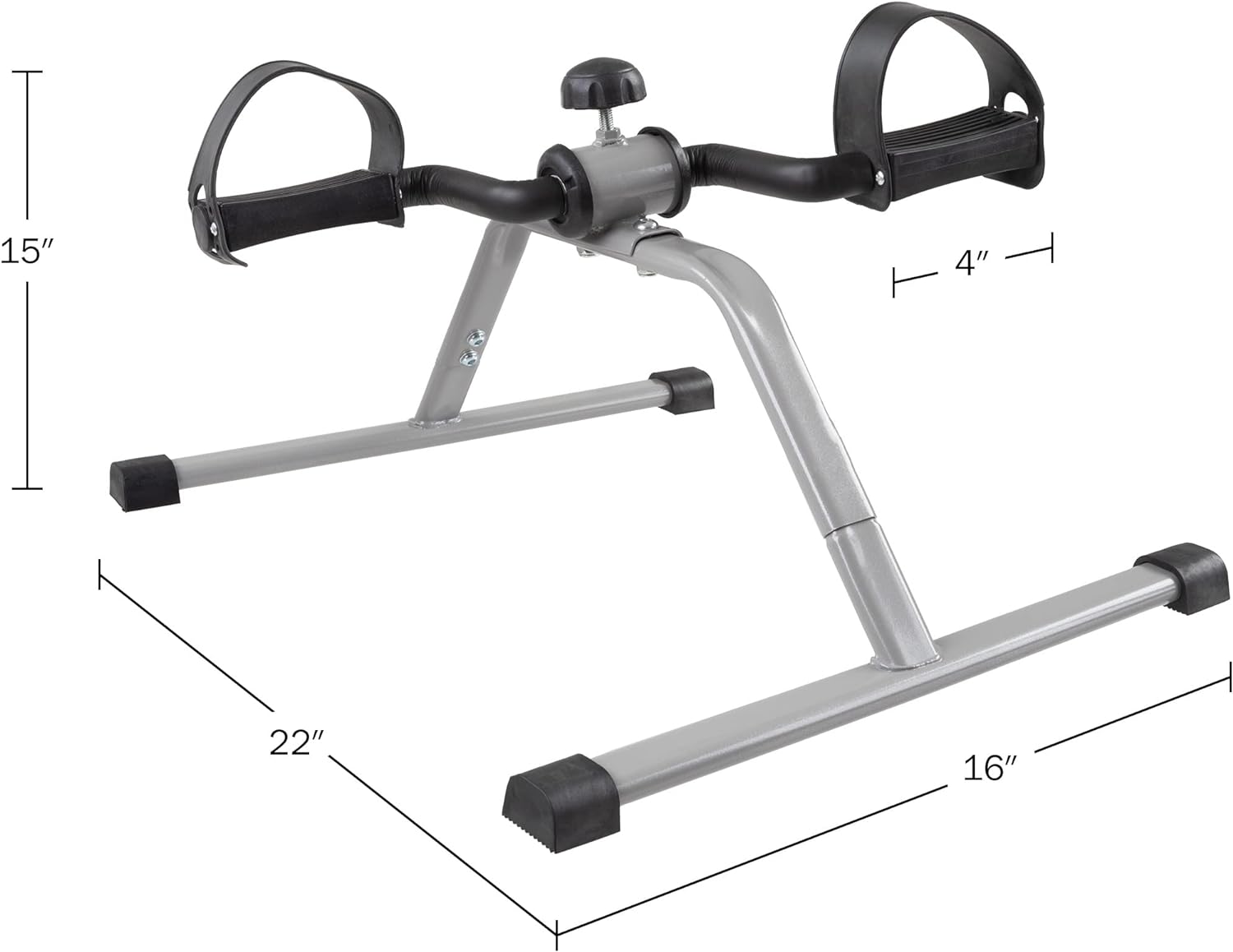 Portable Under Desk Stationary Fitness Machine Collection - Indoor Exercise Pedal Machine Bike for Arms, Legs, Physical Therapy or Calorie Burn by Wakeman Fitness