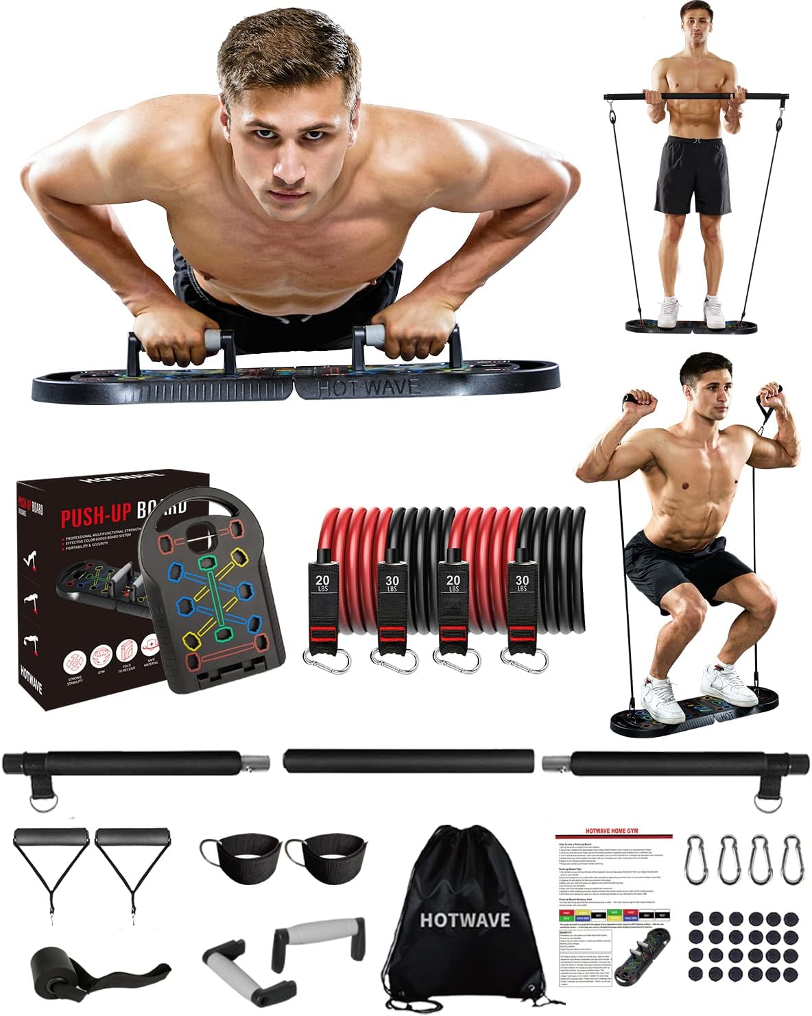 HOTWAVE Push Up Board Fitness Review